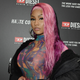 Nicki Minaj attends Diesel Hate Couture on September 19, 2018 in Milan, Italy.
